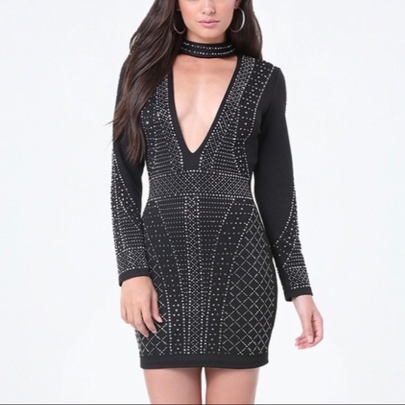 bebe Dresses & Skirts - NWT Bebe Alexa embellished dress, size Small